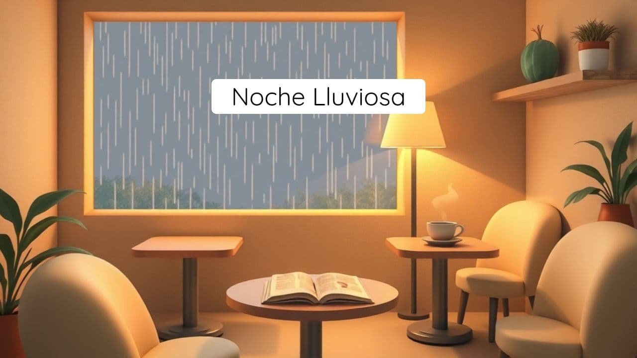 Noche de Lluvia en la Cafetería Lo-Fi