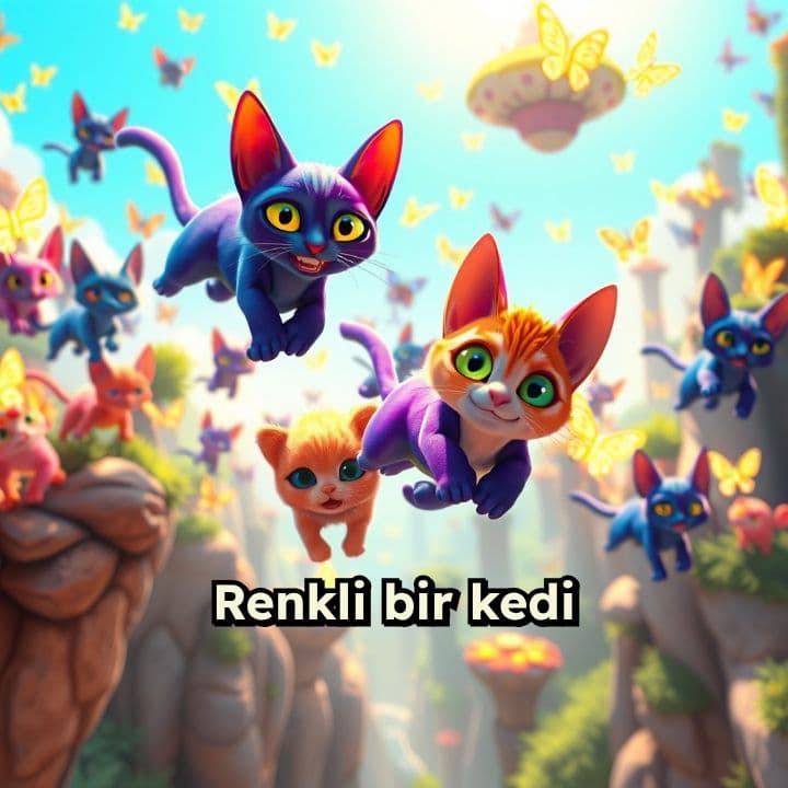 Lazer Kelebekleri ve AI Kedi