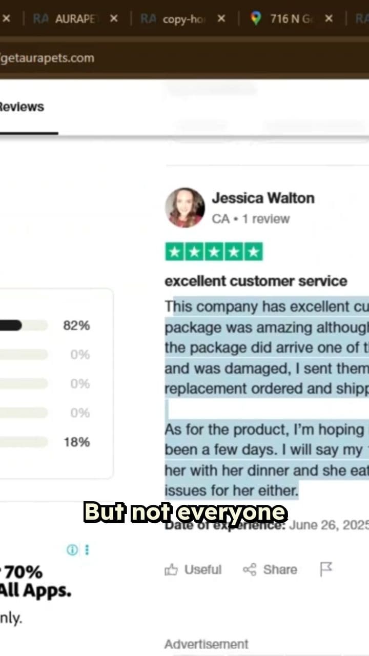 A Pet Supplement Horror Story?