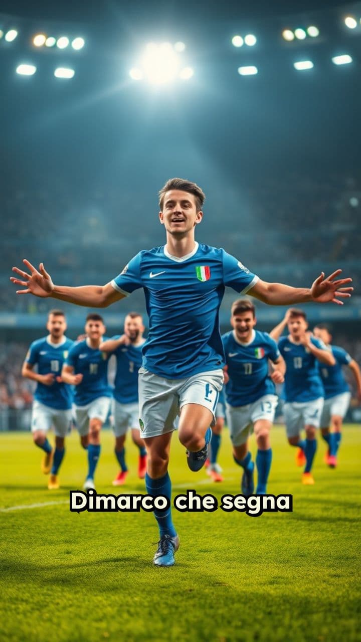 Dimarco porta l'Italia ai Mondiali