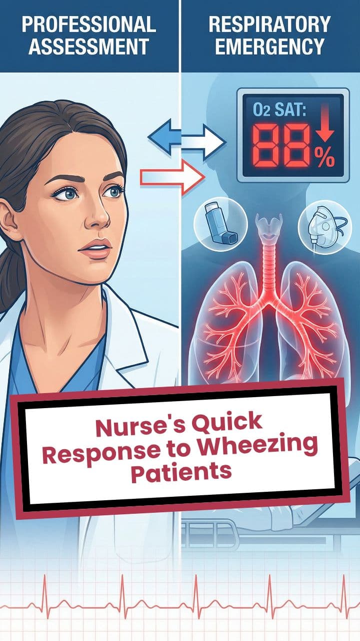 Nurse's Quick Response to Wheezing Patients