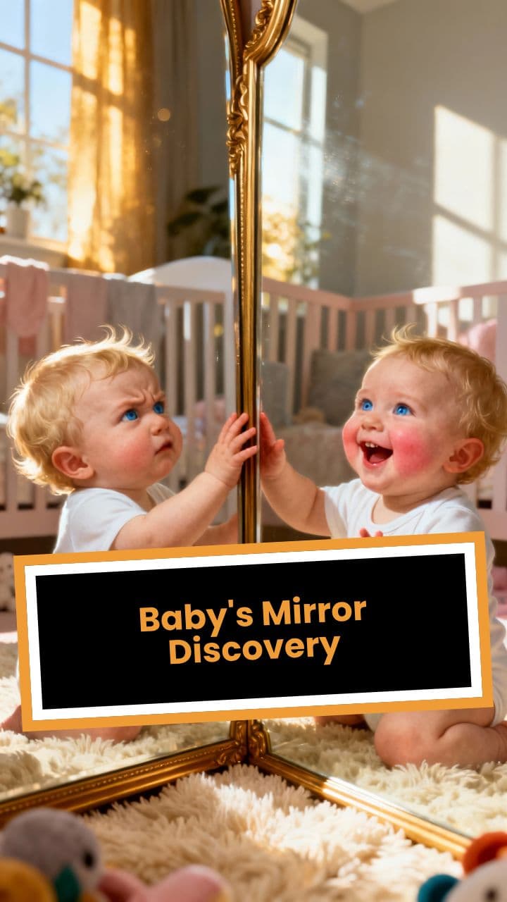 Baby's Mirror Discovery