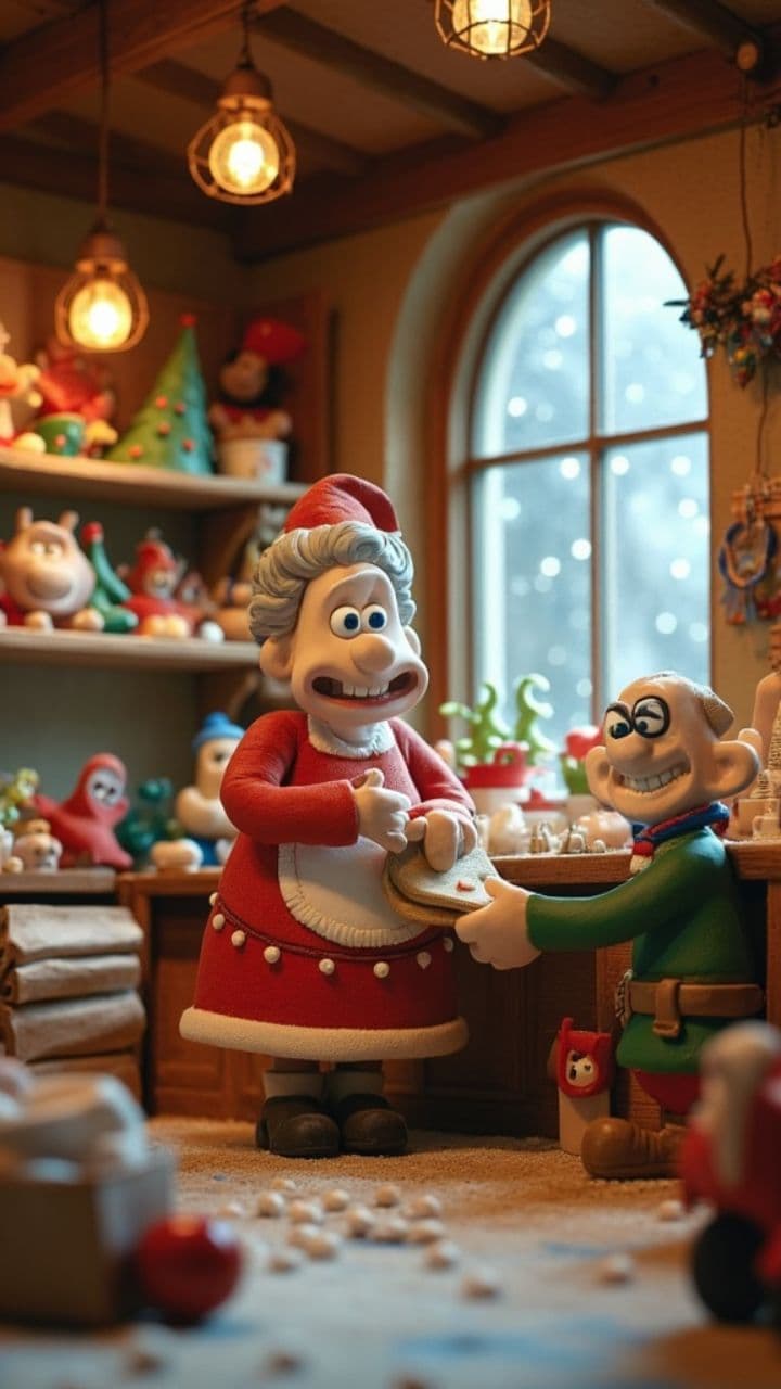 Mrs. Claus Discovers Wardcraft Homes