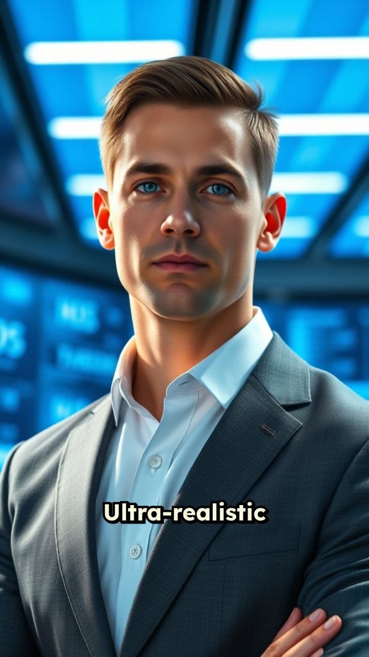 Ultra-Realistic Financial News Anchor