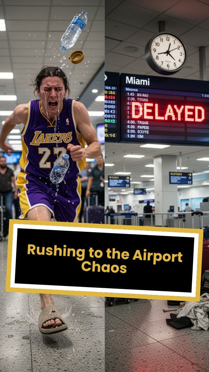 Rushing to the Airport Chaos