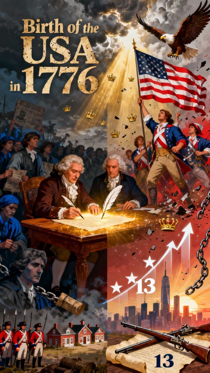 Birth of the USA in 1776