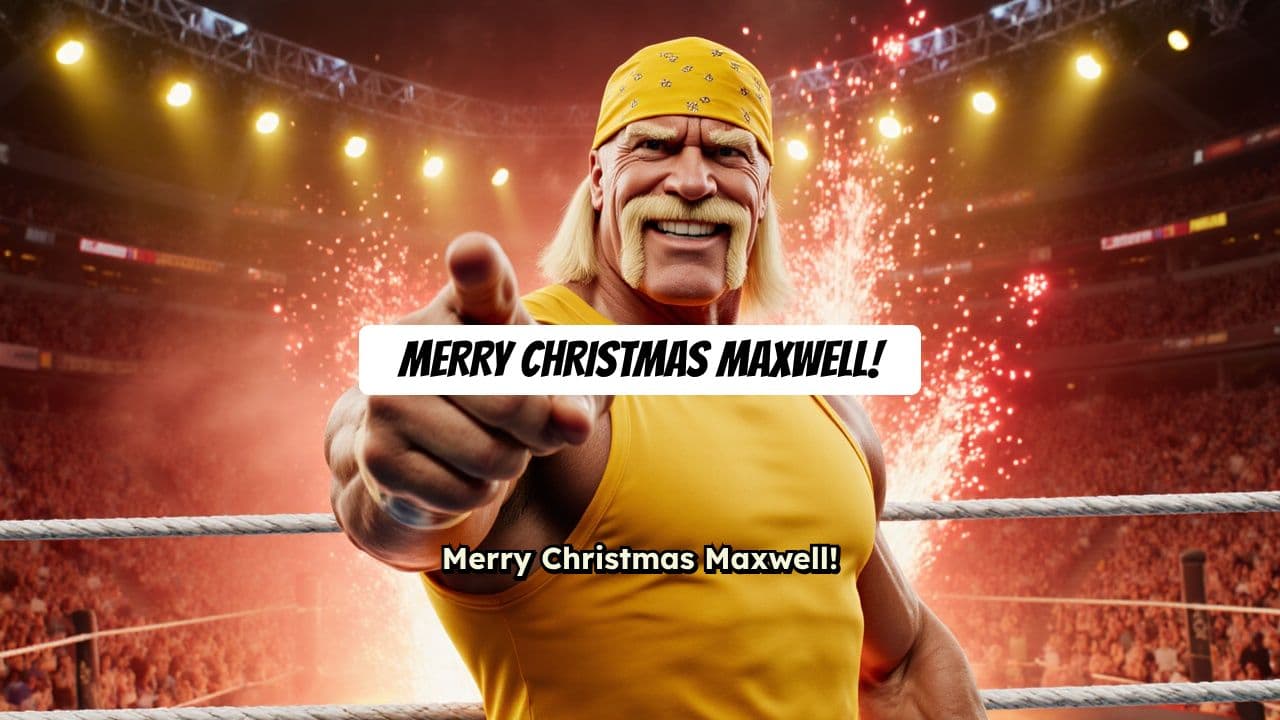 Hulk Hogan's Christmas Surprise for Maxwell