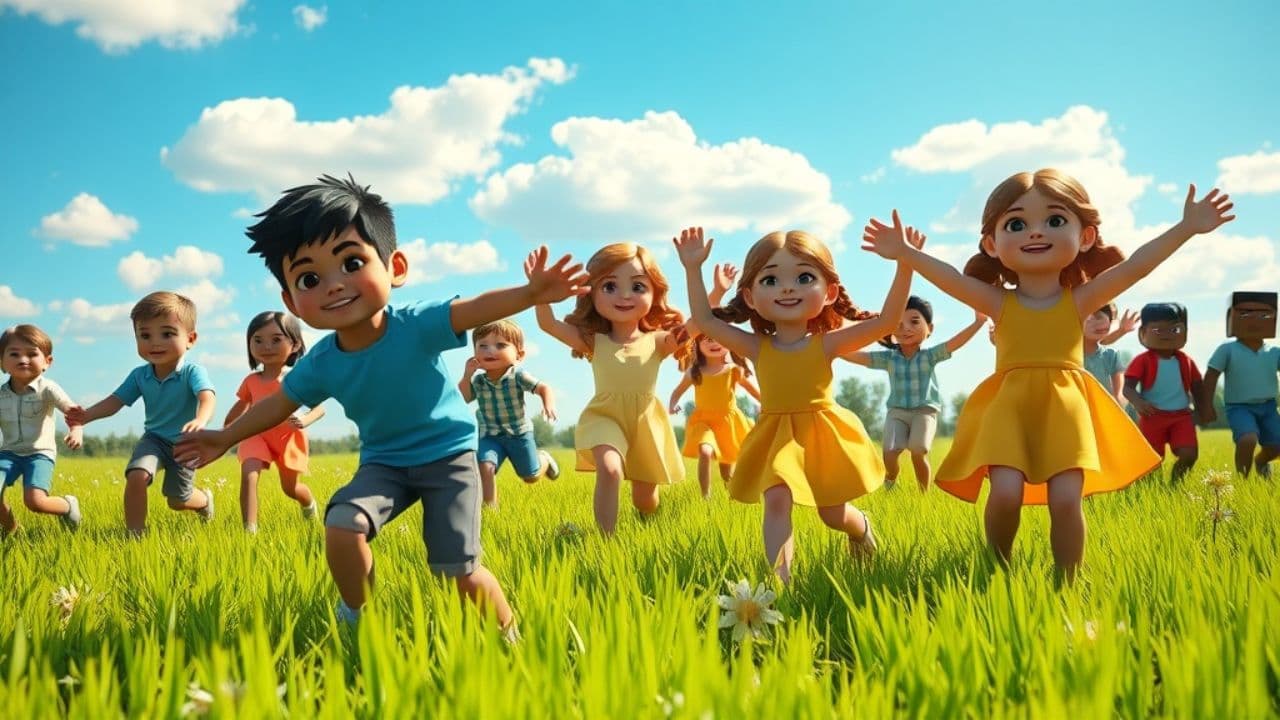 God's Joy Shining in the Sky