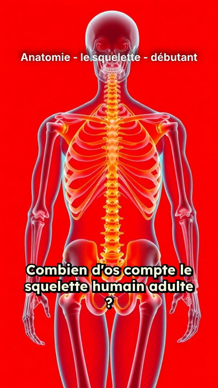 Anatomie - le squelette - débutant