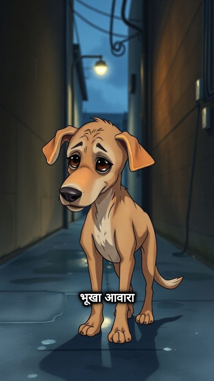 भूखा कुत्ता और दोस्ती का जज़्बा