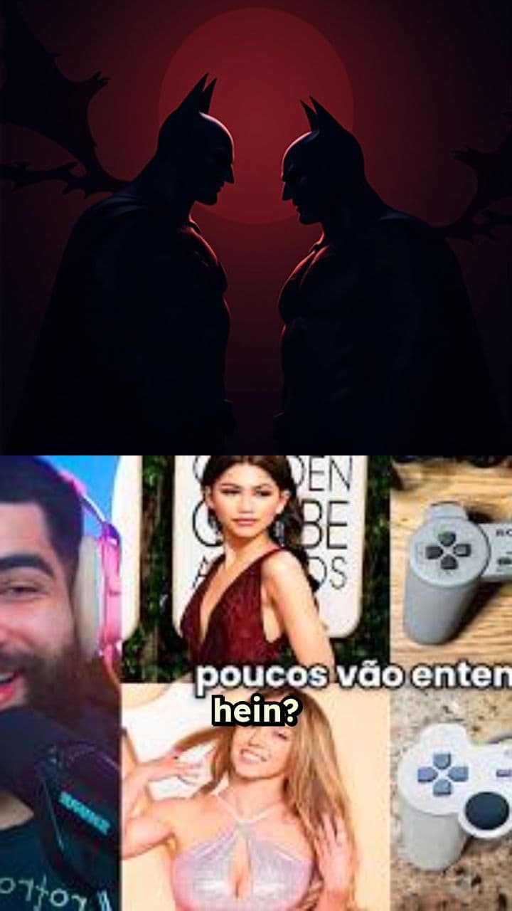 Meme do Batman vs Drácula