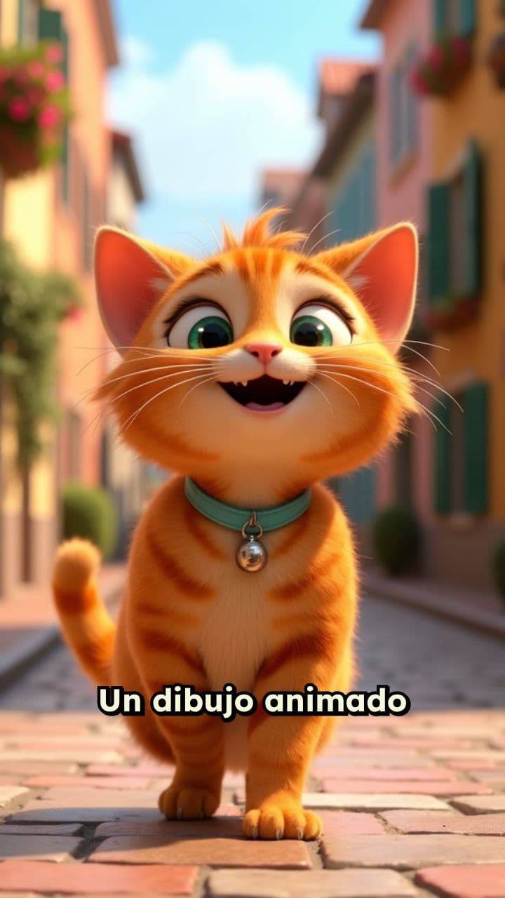 Gato feliz de no trabajar mañana