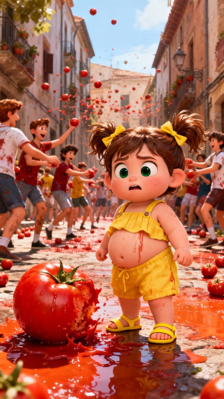 La Tomatina Toddler Triumph