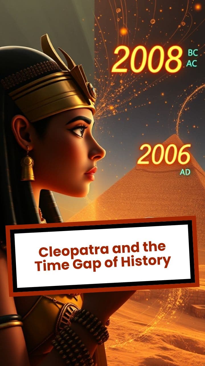 Cleopatra and the Time Gap of History