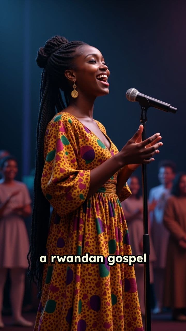 Rwandan Gospel Artist Performing Live