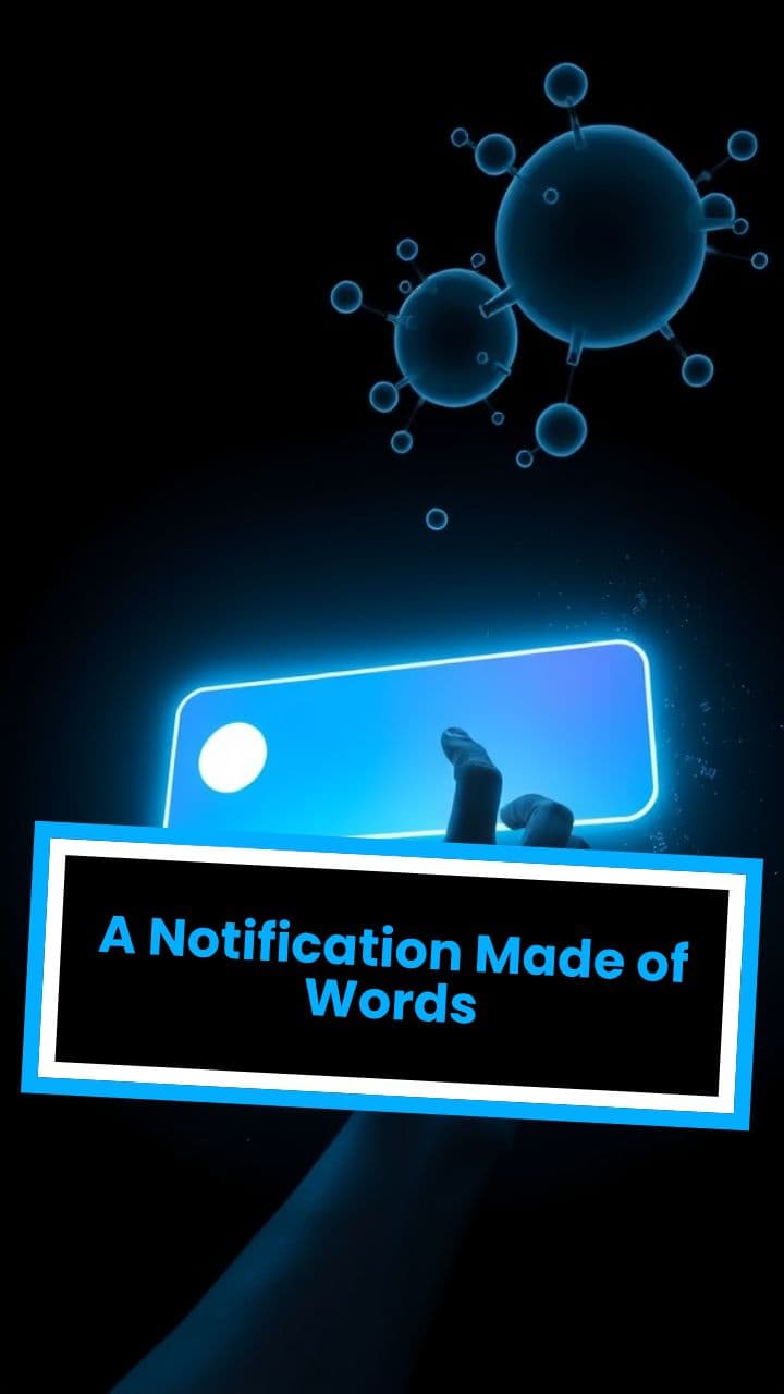 A Notification Made of Words