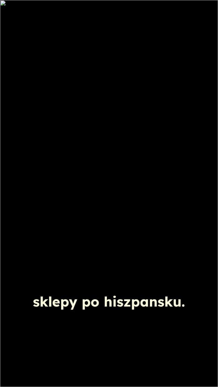 Sklepy i opisy ubrań po hiszpańsku