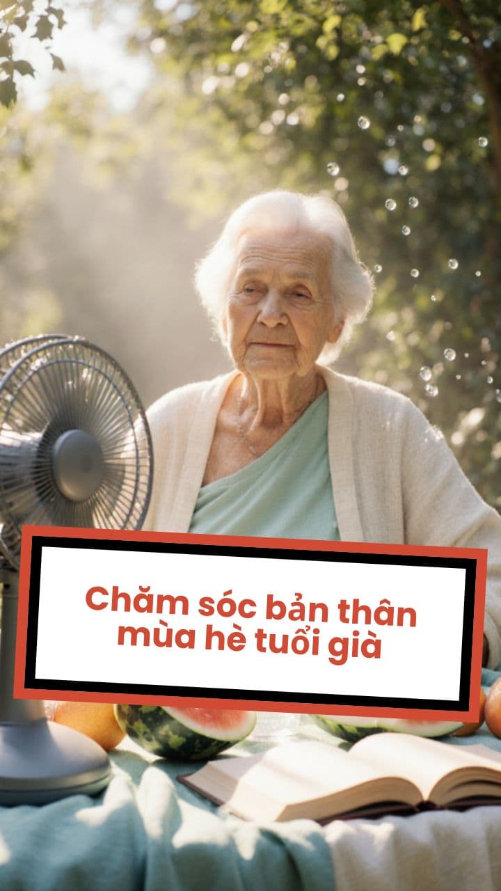 [Chị Thương] Chăm sóc bản thân mùa hè tuổi già