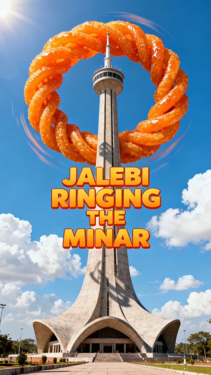 Jalebi Ringing the Minar