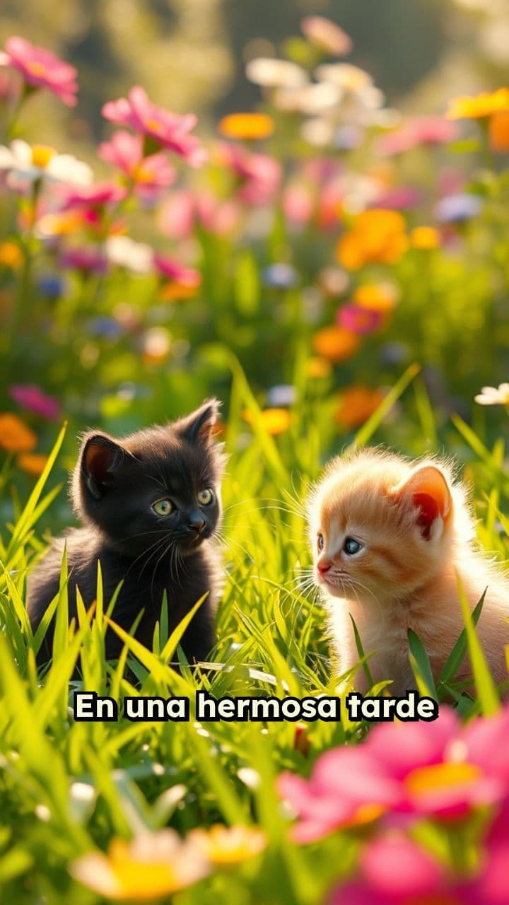 Amistad en el jardín