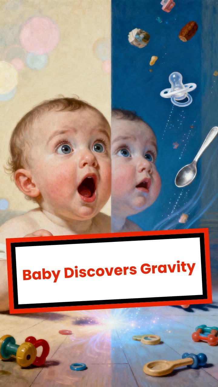 Baby Discovers Gravity