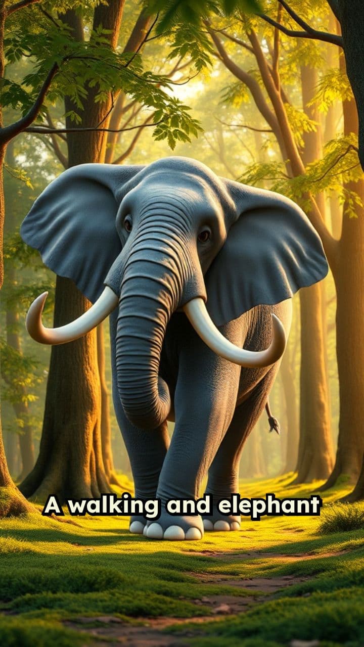 Elephant Dance in the Forest