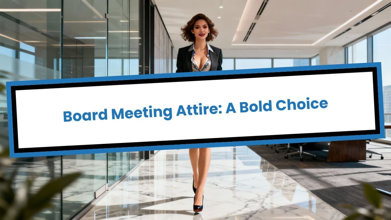 Board Meeting Attire: A Bold Choice