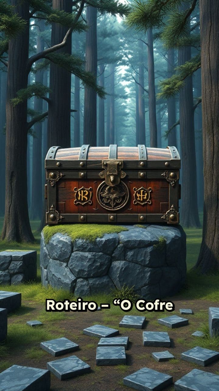O Cofre Secreto na Floresta