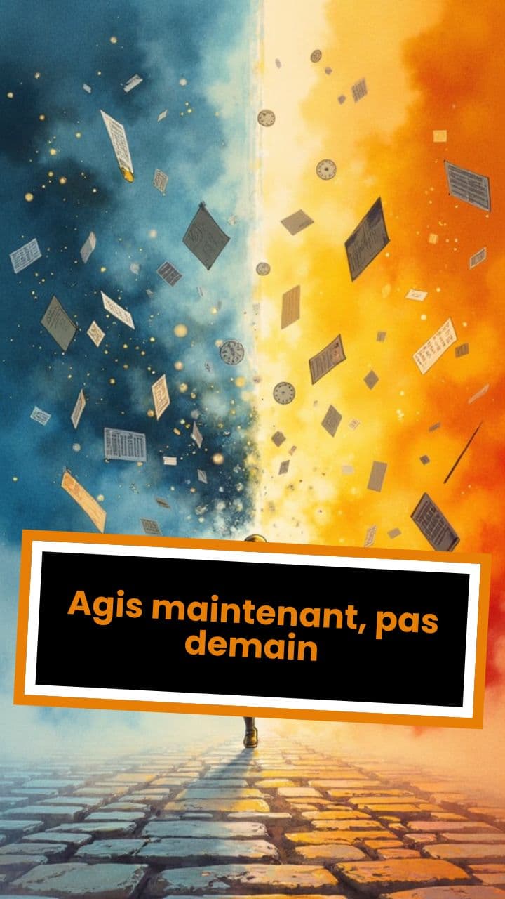 Agis maintenant, pas demain