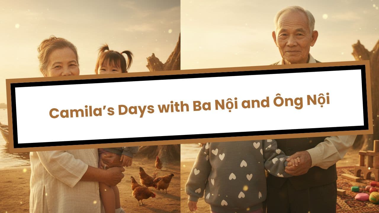 Camila’s Days with Ba Nội and Ông Nội