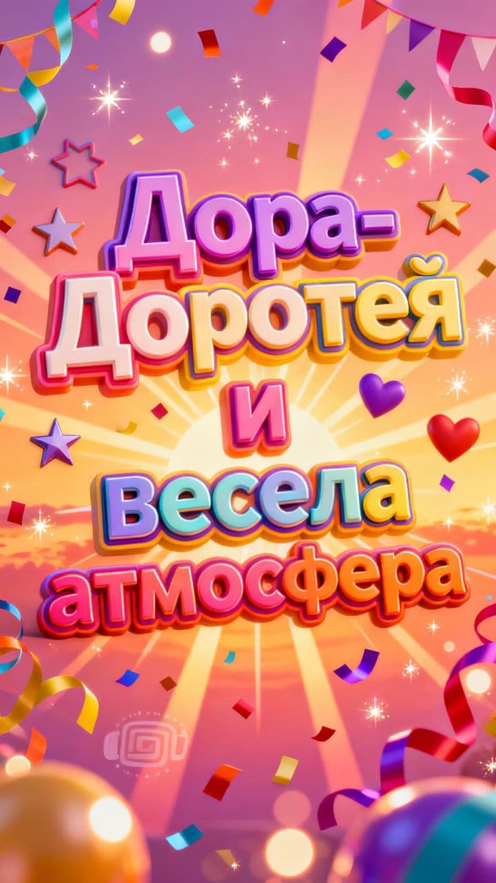 Дора-Доротея и весела атмосфера