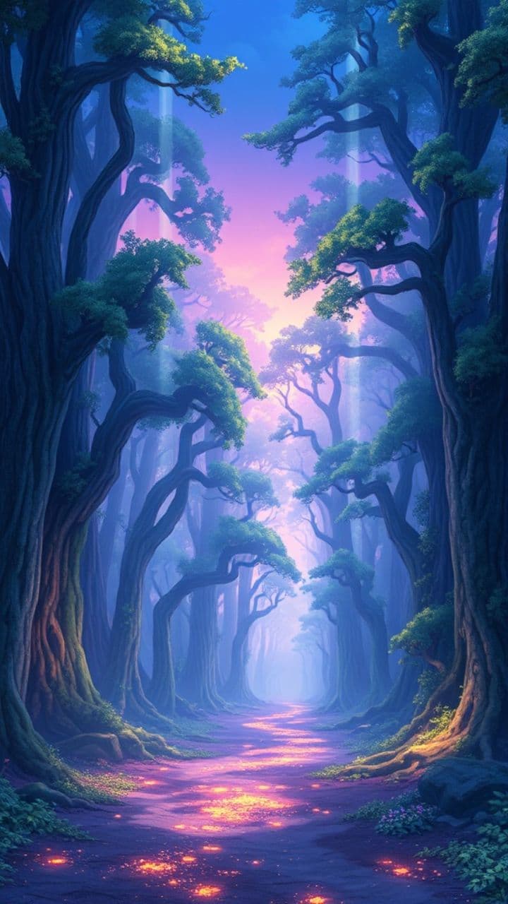 Dancing Flames in the Night