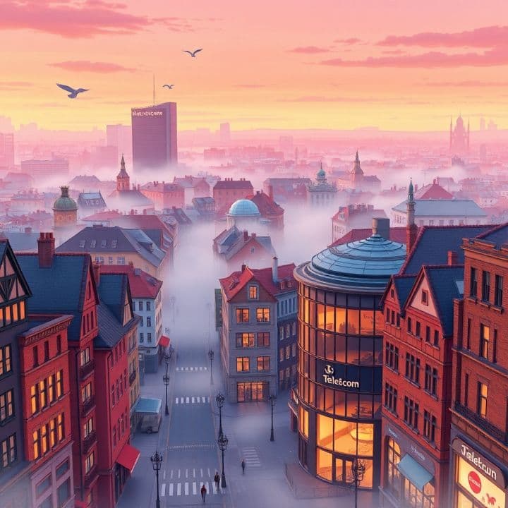 Raketenstart im Telekomblock