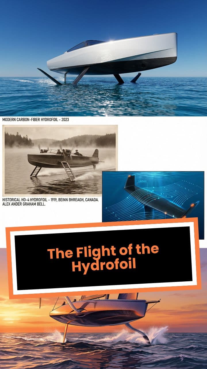 The Flight of the Hydrofoil