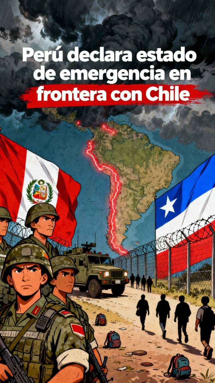 Perú declara estado de emergencia en frontera con Chile