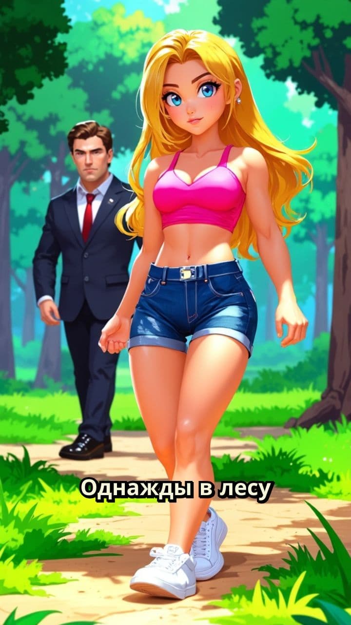 Неприличная встреча в лесу