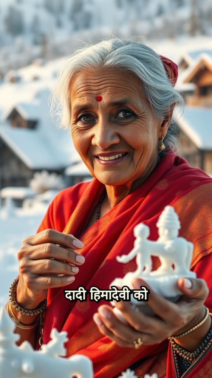 बर्फ़ का घर: दादी और बंदर की दोस्ती