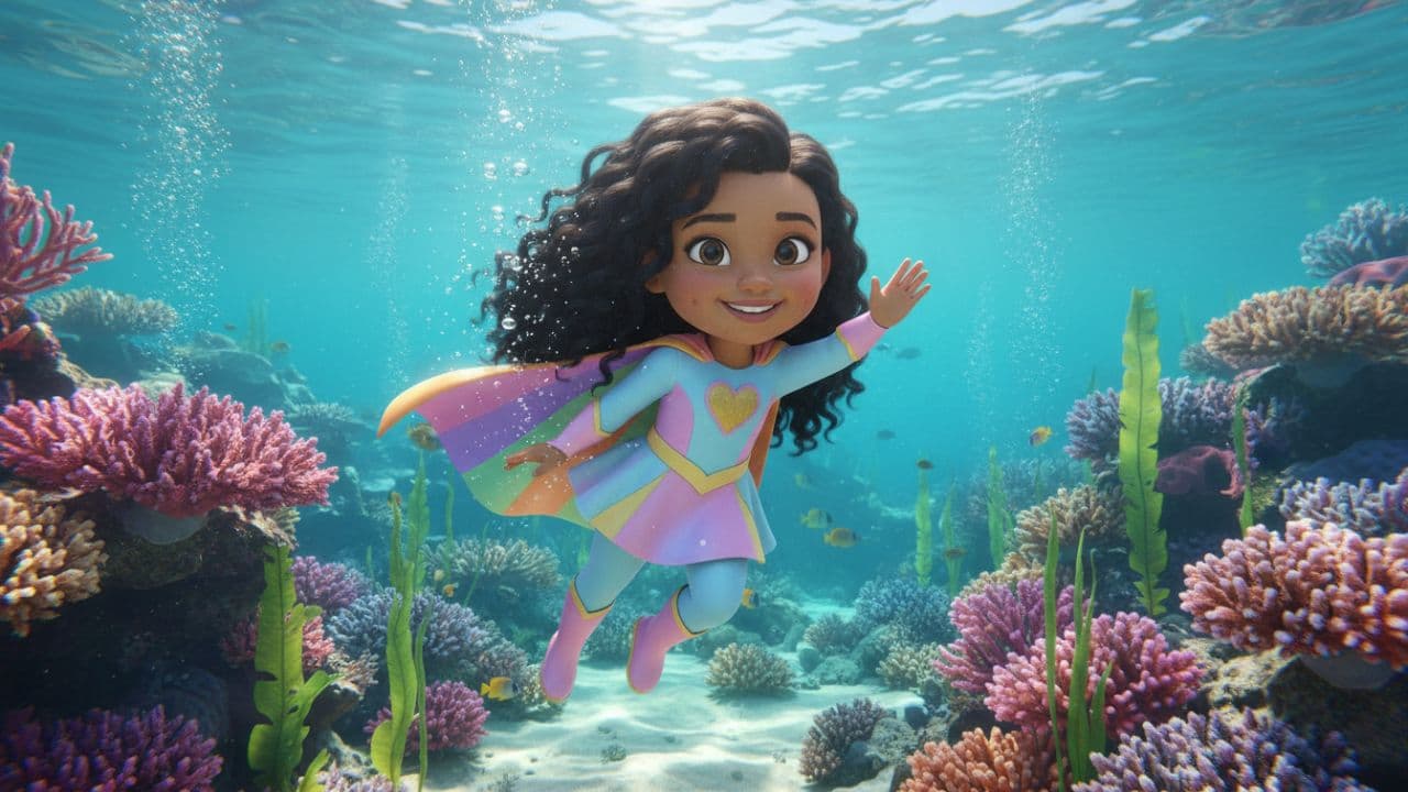 Super Mimi in the Sea