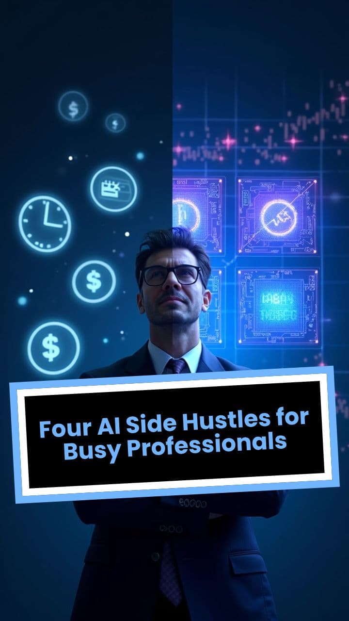Four AI Side Hustles for Busy Professionals