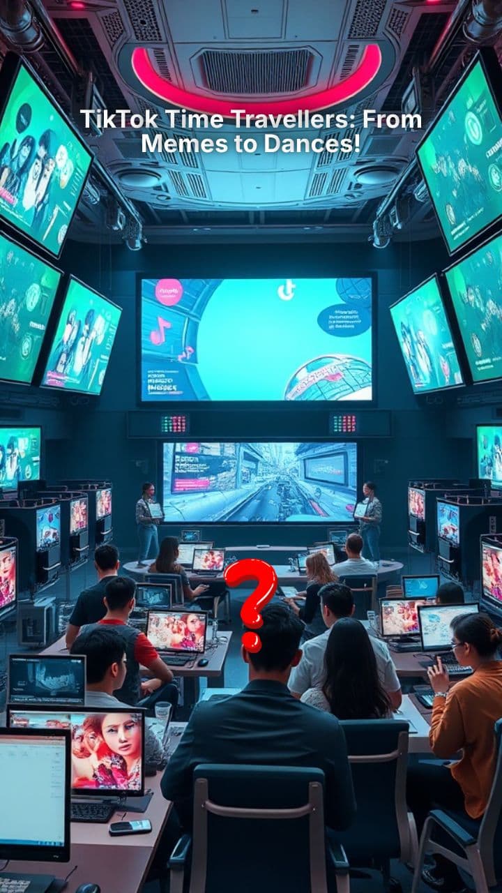 TikTok Time Travellers: From Memes to Dances!