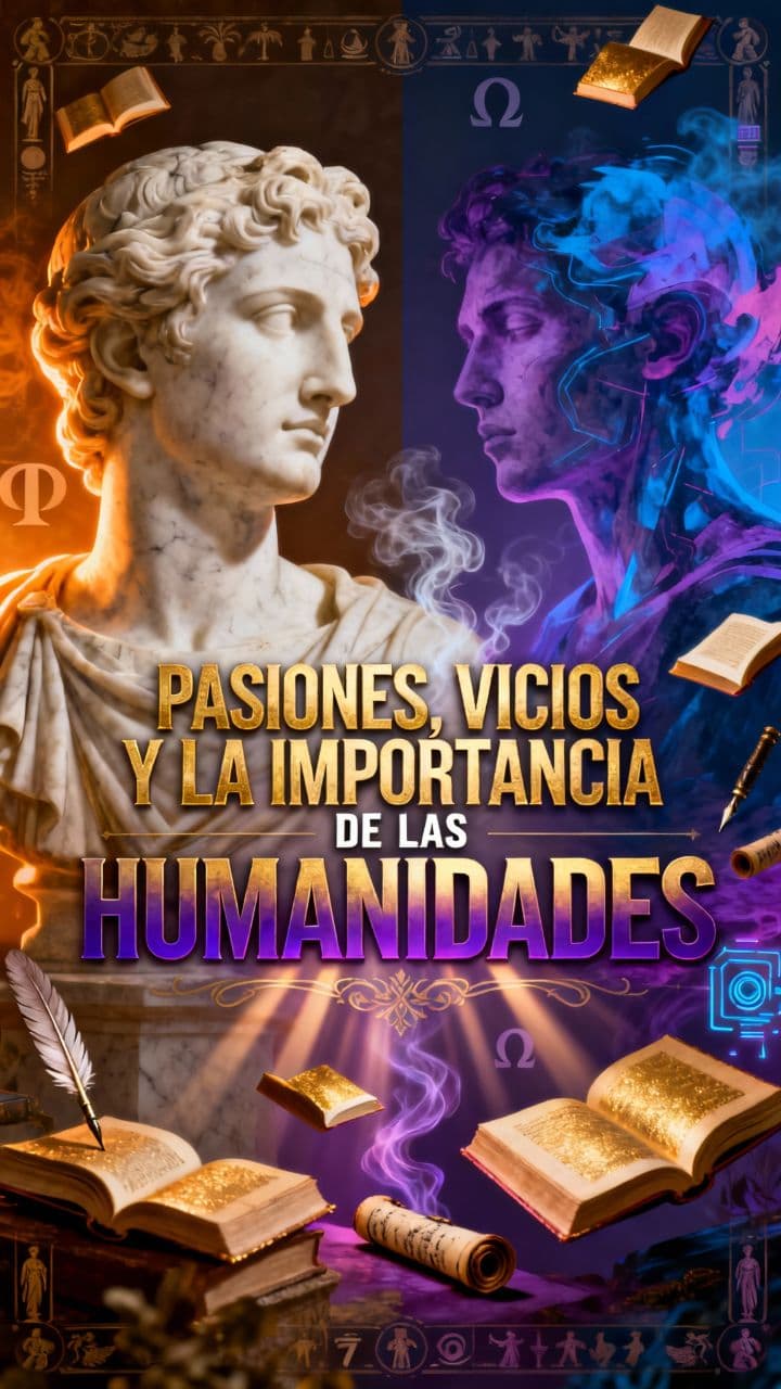 Pasiones, vicios y la importancia de las humanidades