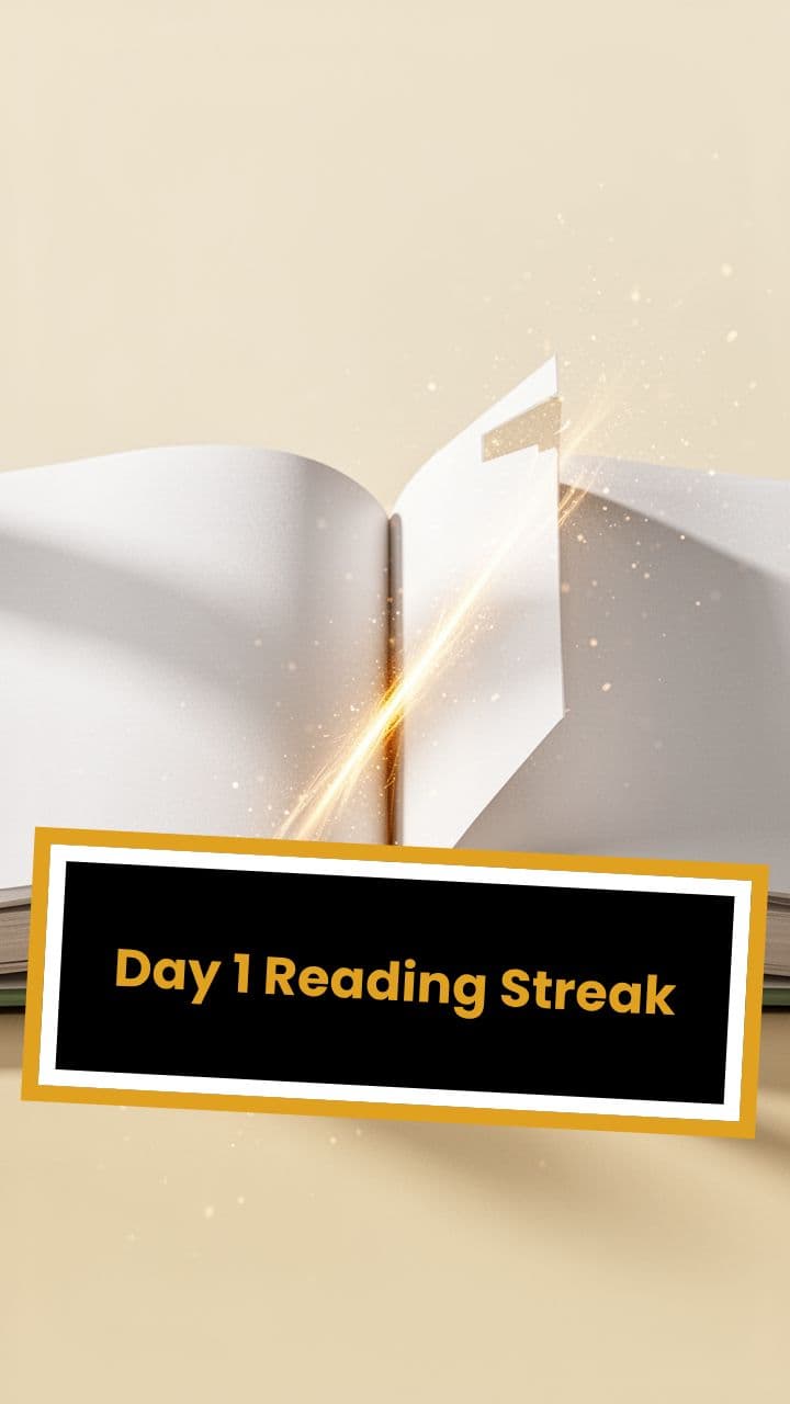 Day 1 Reading Streak
