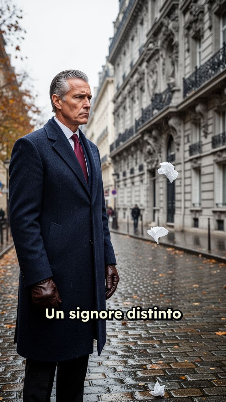 La bambina chiede di non sporcare