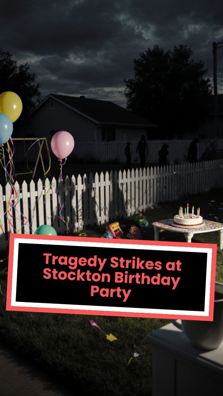 Tragedy Strikes at Stockton Birthday Party