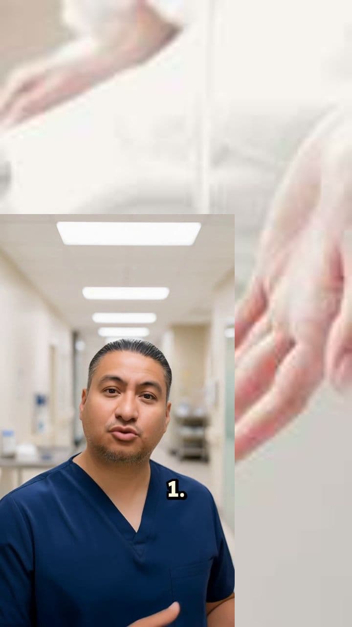 Cinco momentos para higiene de manos