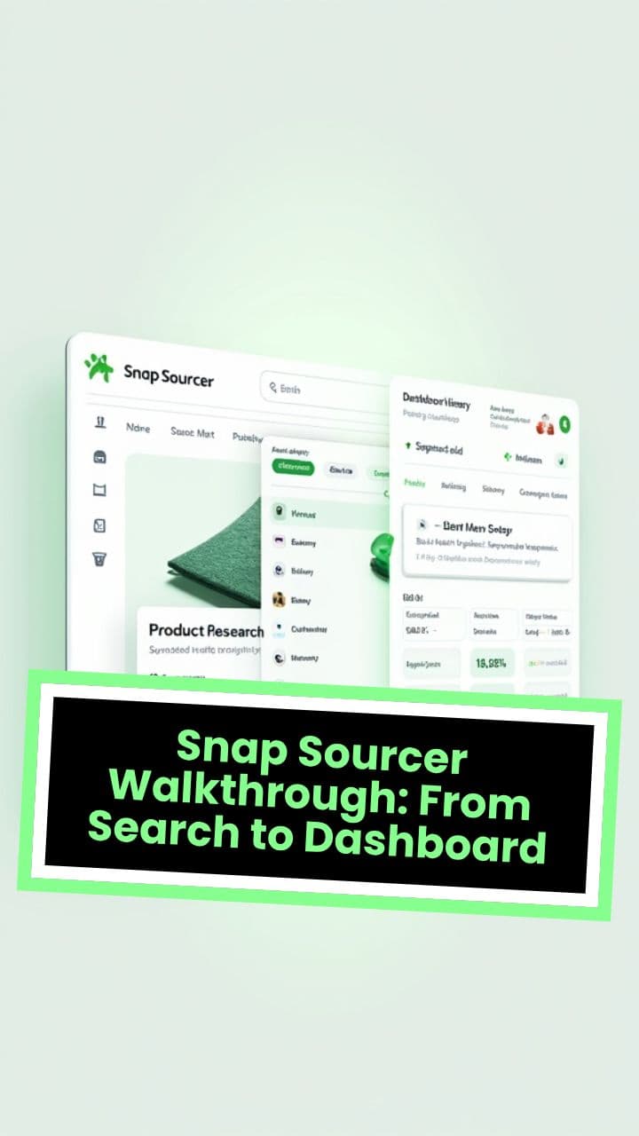 Snap Sourcer Walkthrough: From Search to Dashboard