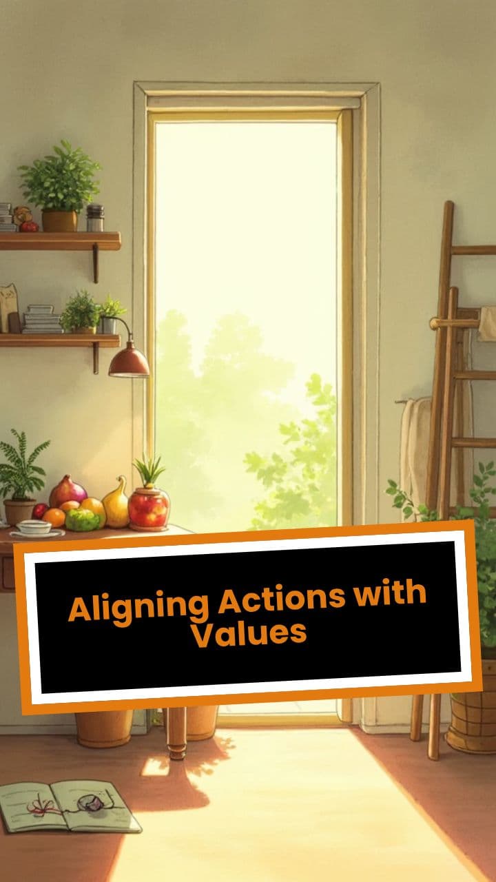 Aligning Actions with Values
