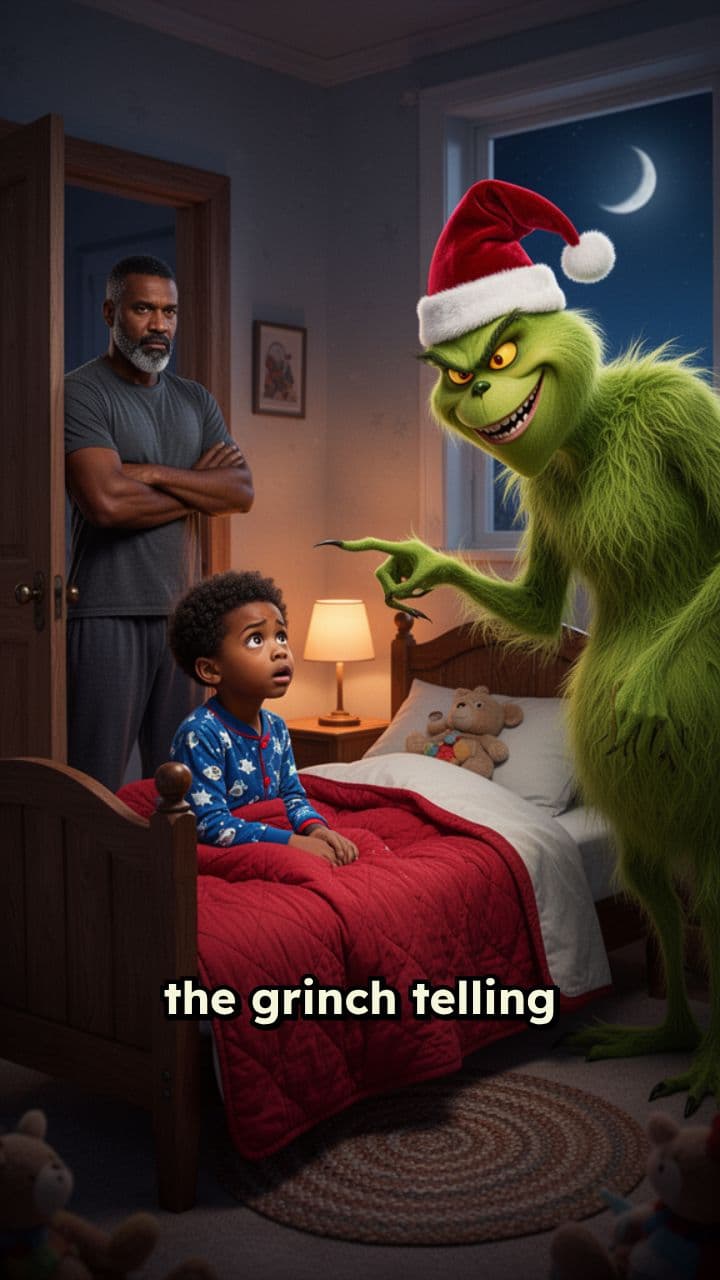 The Grinch Warns Major to Sleep
