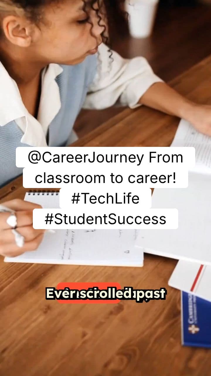 TikTok Career Journey Scroll