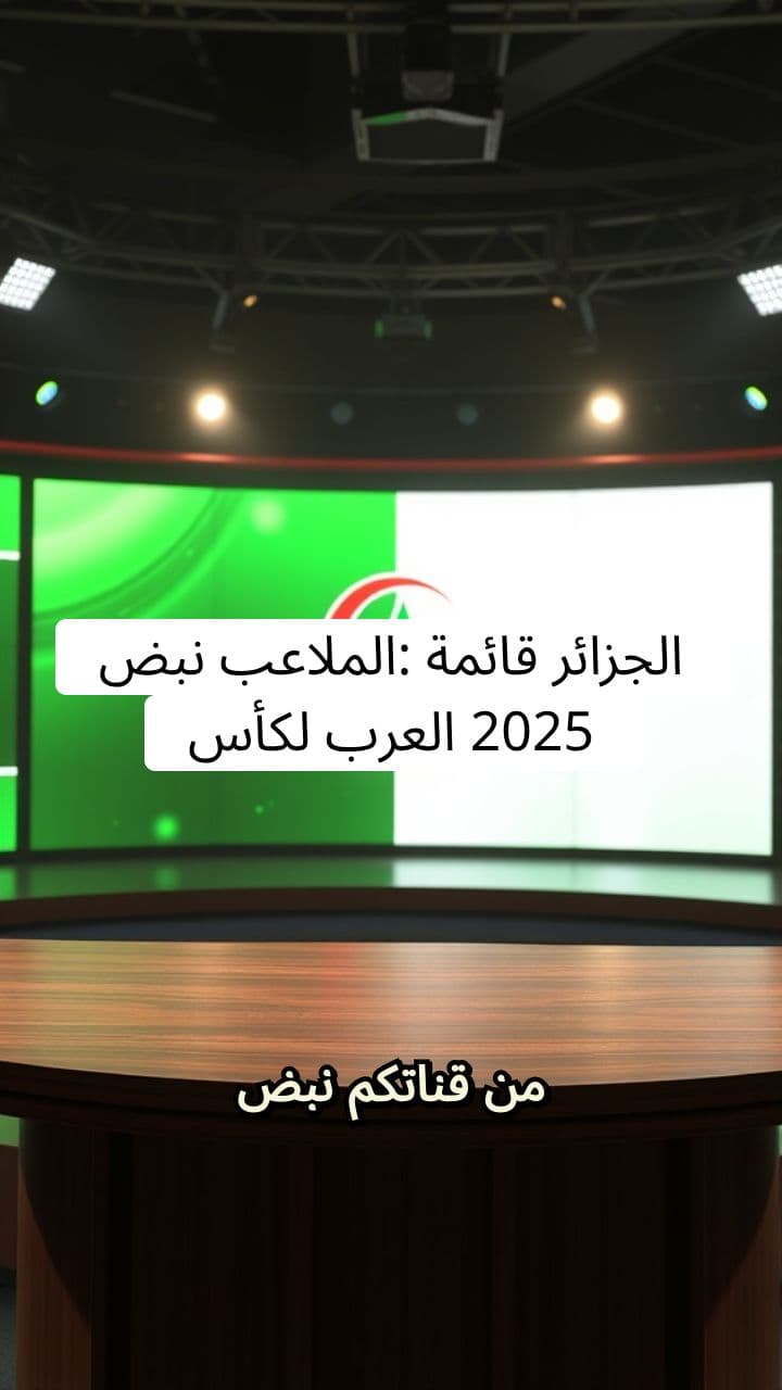 قائمة المنتخب الجزائري لكأس العرب 2025